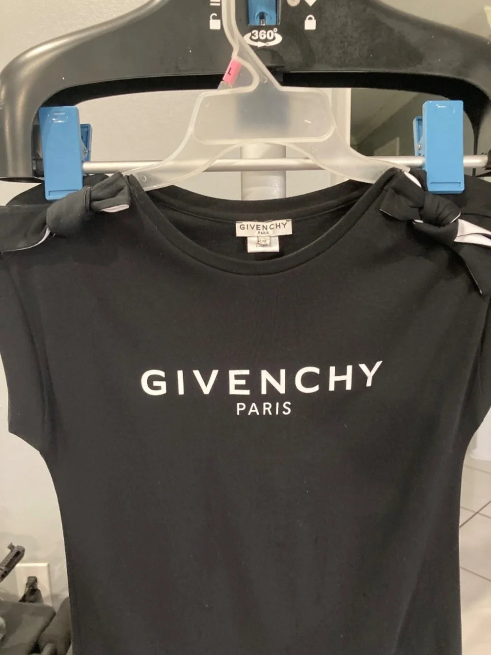 Black givechy Paris dress